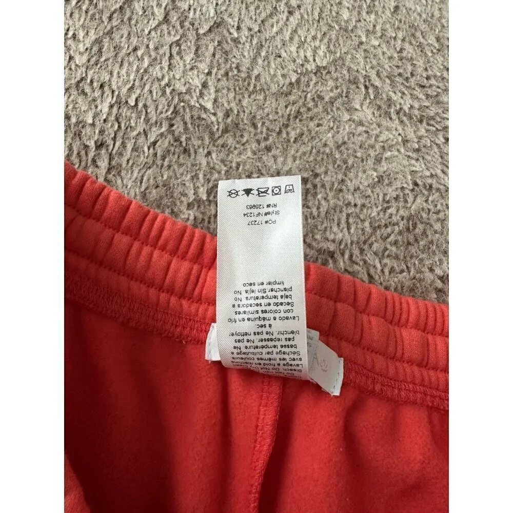 Beyond Yoga On The Go Cotton Blend Joggers Sweatpants S Orange $98 NWT